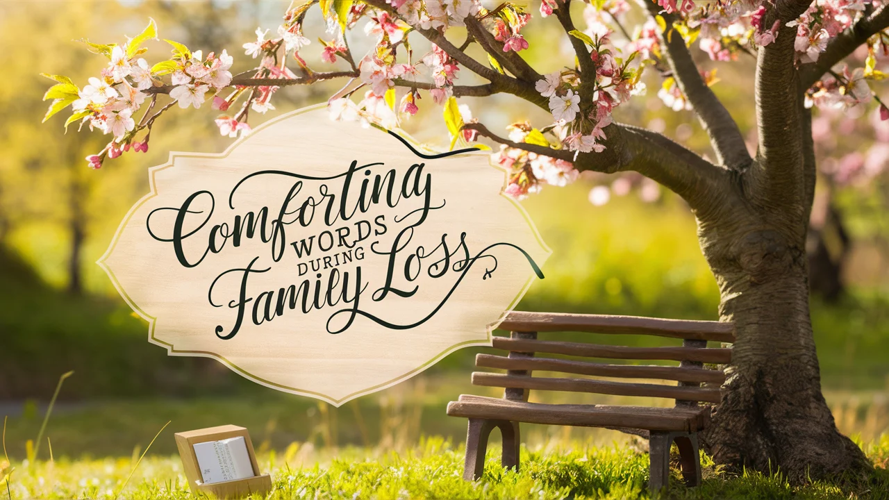 Comforting Words During Family Loss