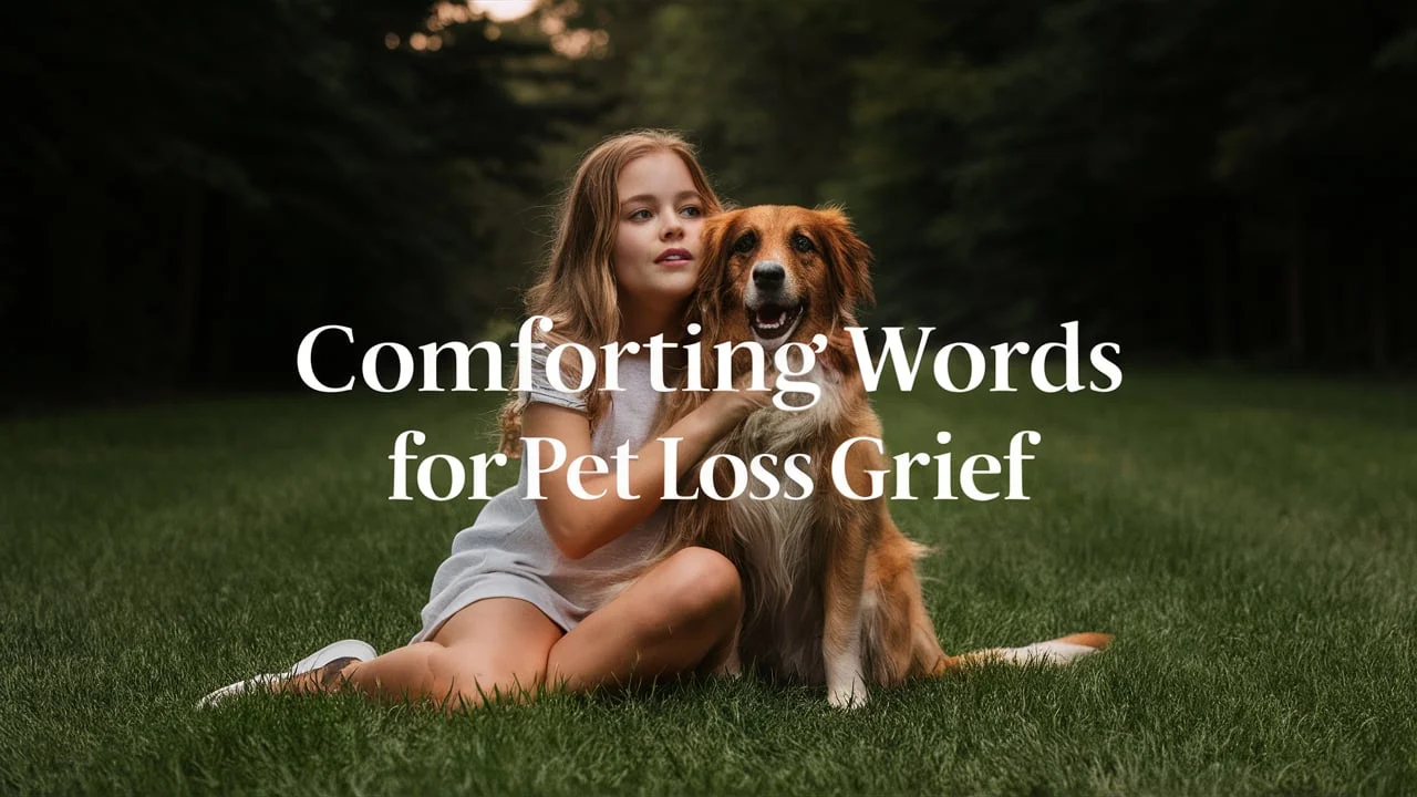 Comforting Words for Pet Loss Grief