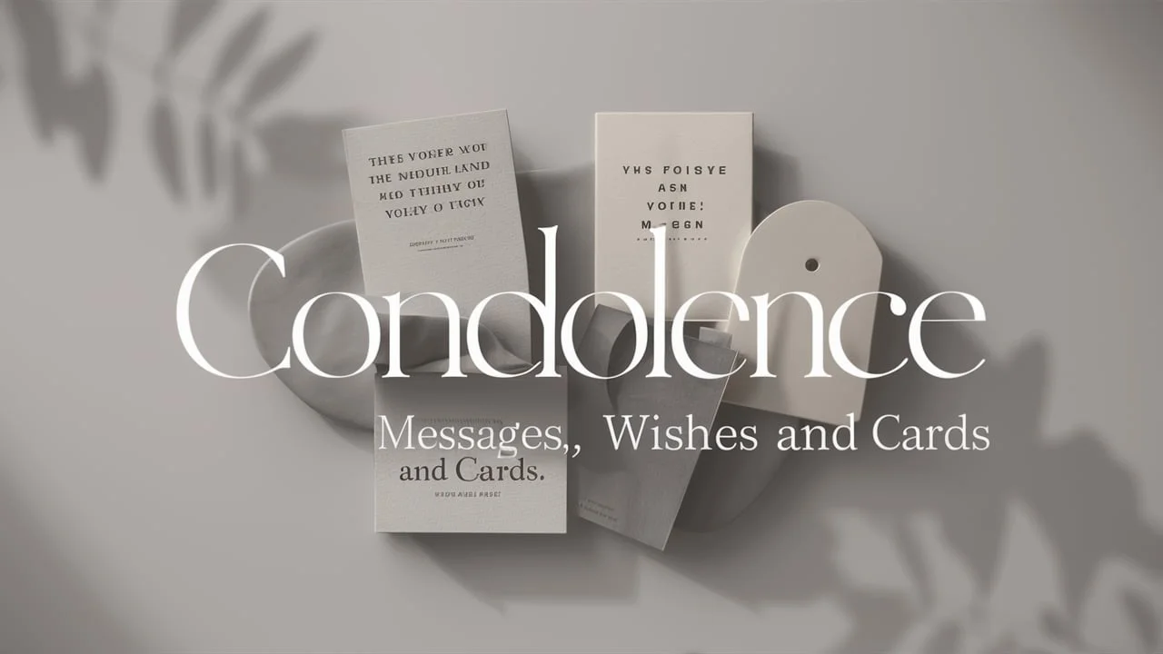 Condolence Messages, Wishes and Cards