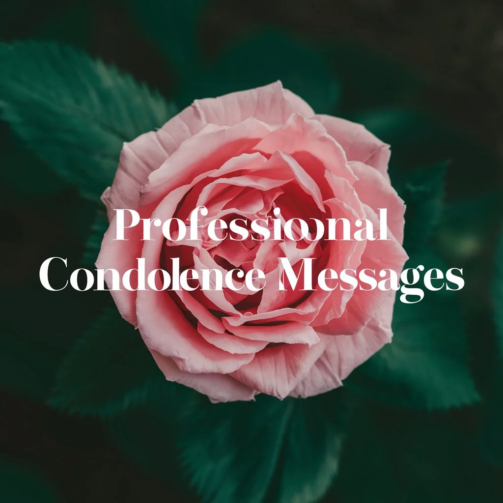 Professional Condolence Messages