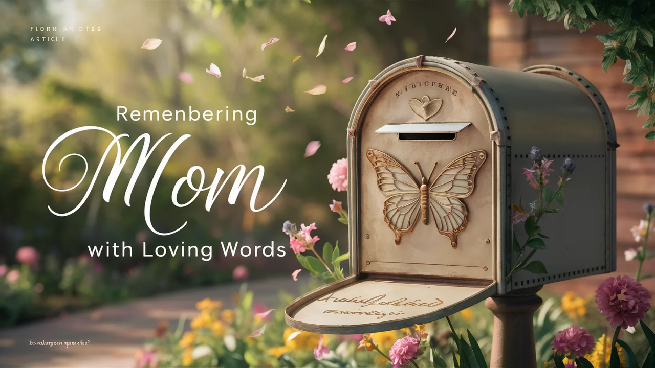Remembering Mom with Loving Words