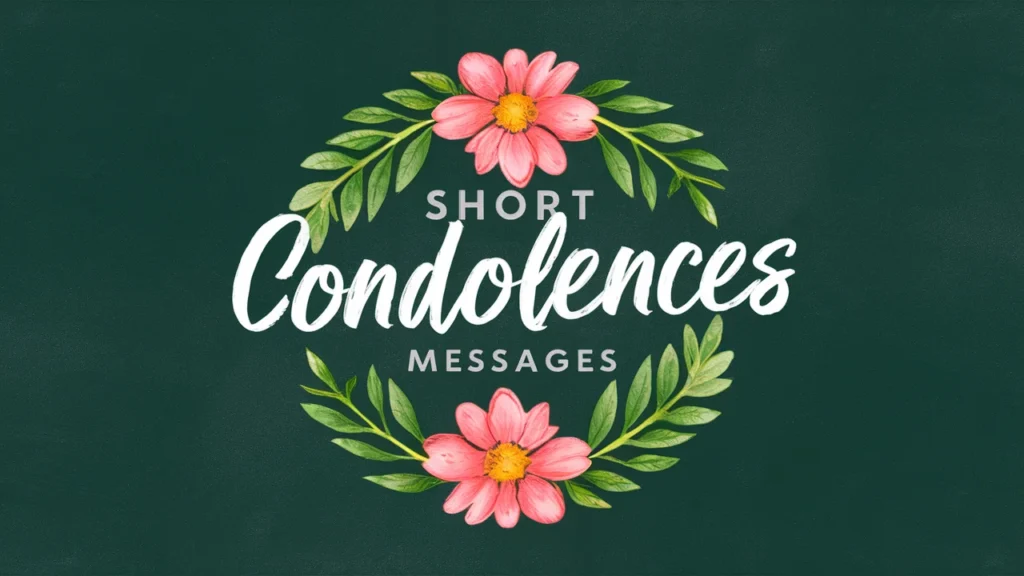 Short Condolences Messages for Loss of Sibling