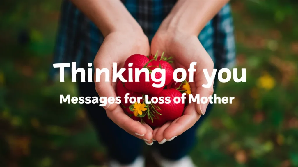 Thinking of You Messages for Loss of Mother