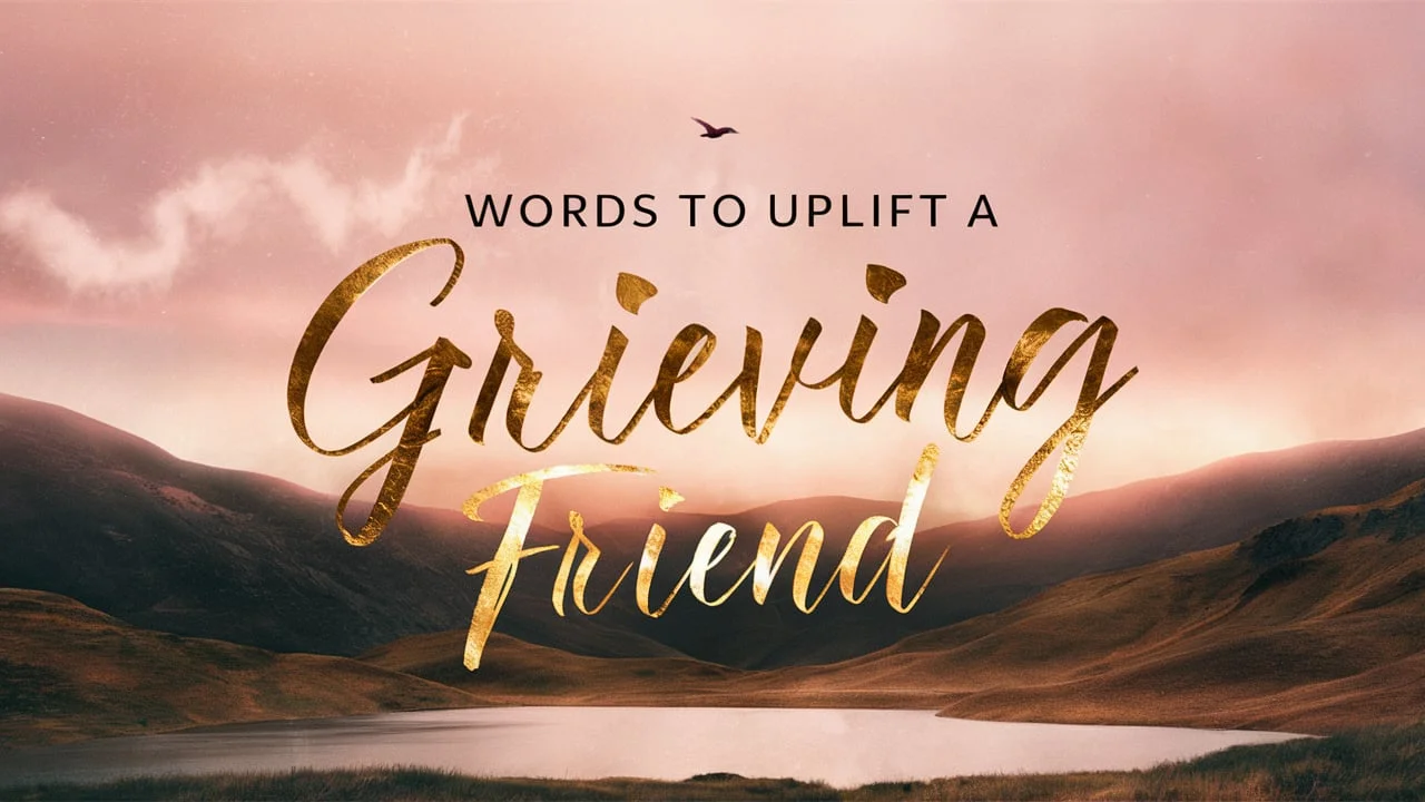 Words to Uplift a Grieving Friend