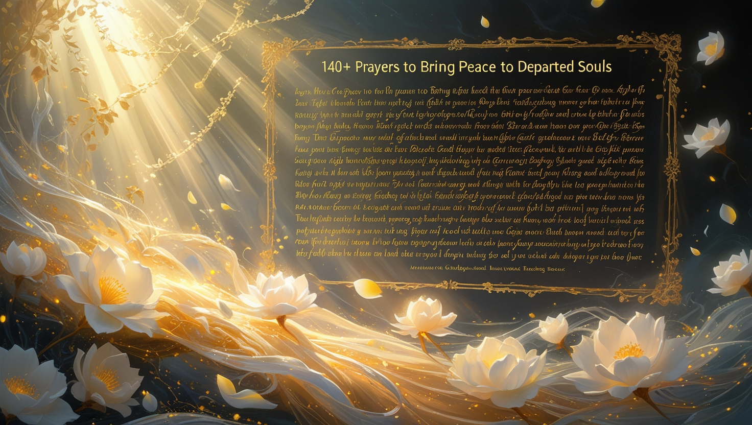140+ Prayers to Bring Peace to Departed Souls