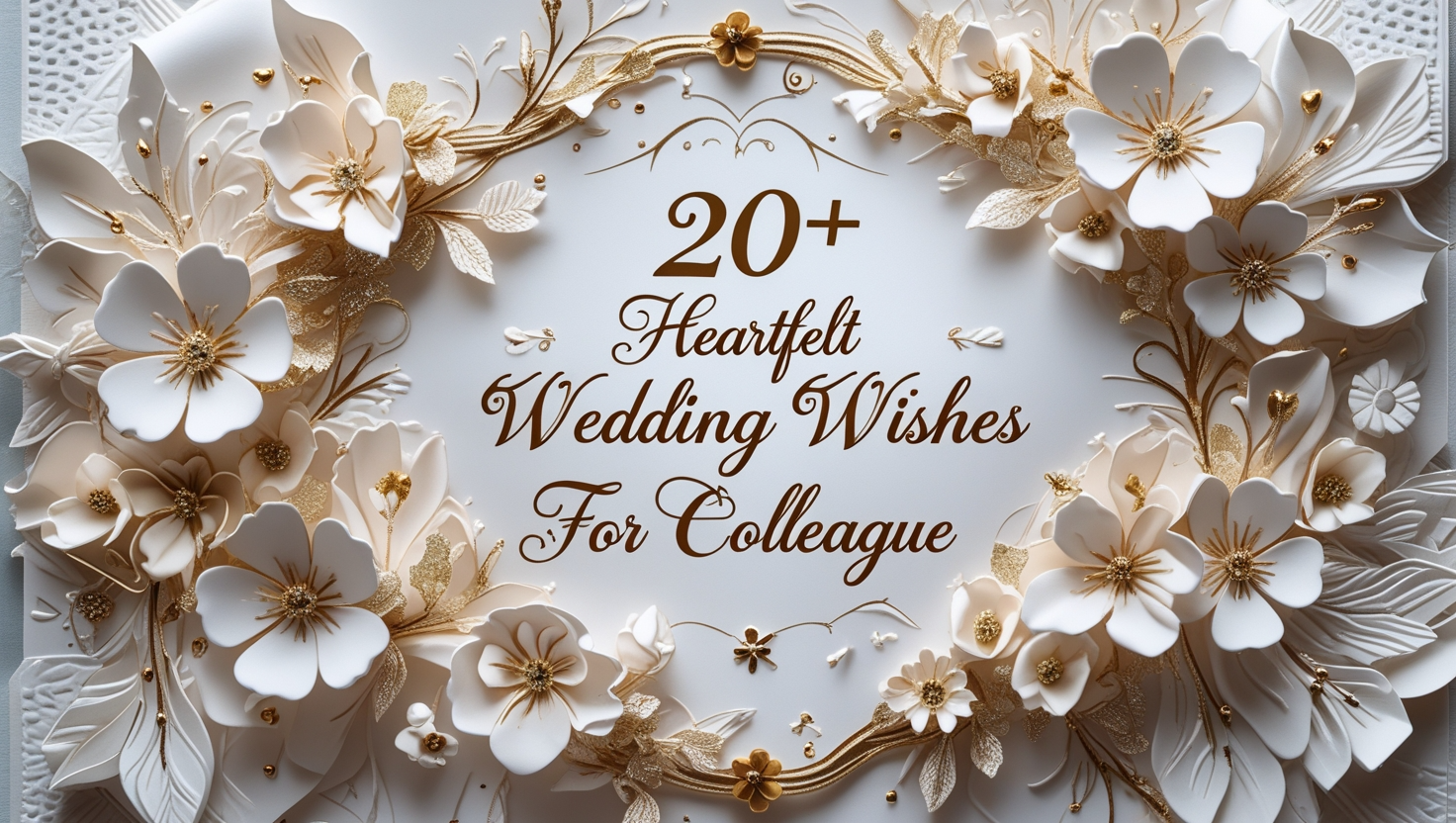 20+ Heartfelt Wedding Wishes for Colleague