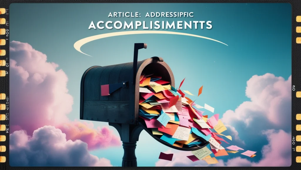 Addressing Specific Accomplishments