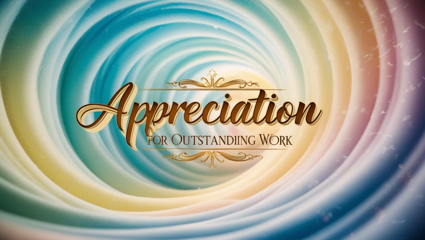 Appreciation Notes for Outstanding Work