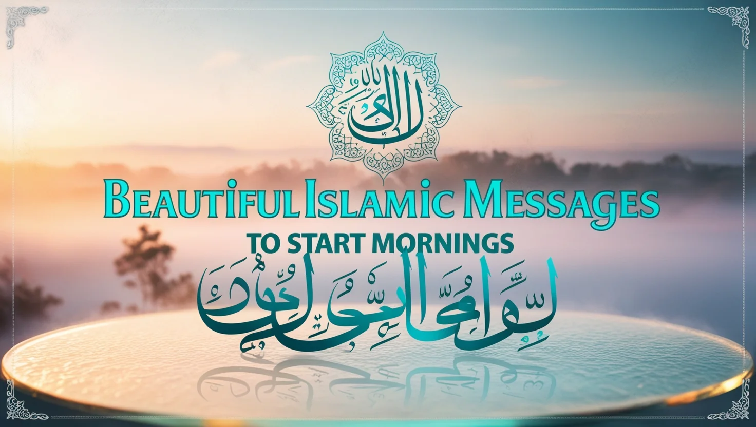 Beautiful Islamic Messages to Start Mornings