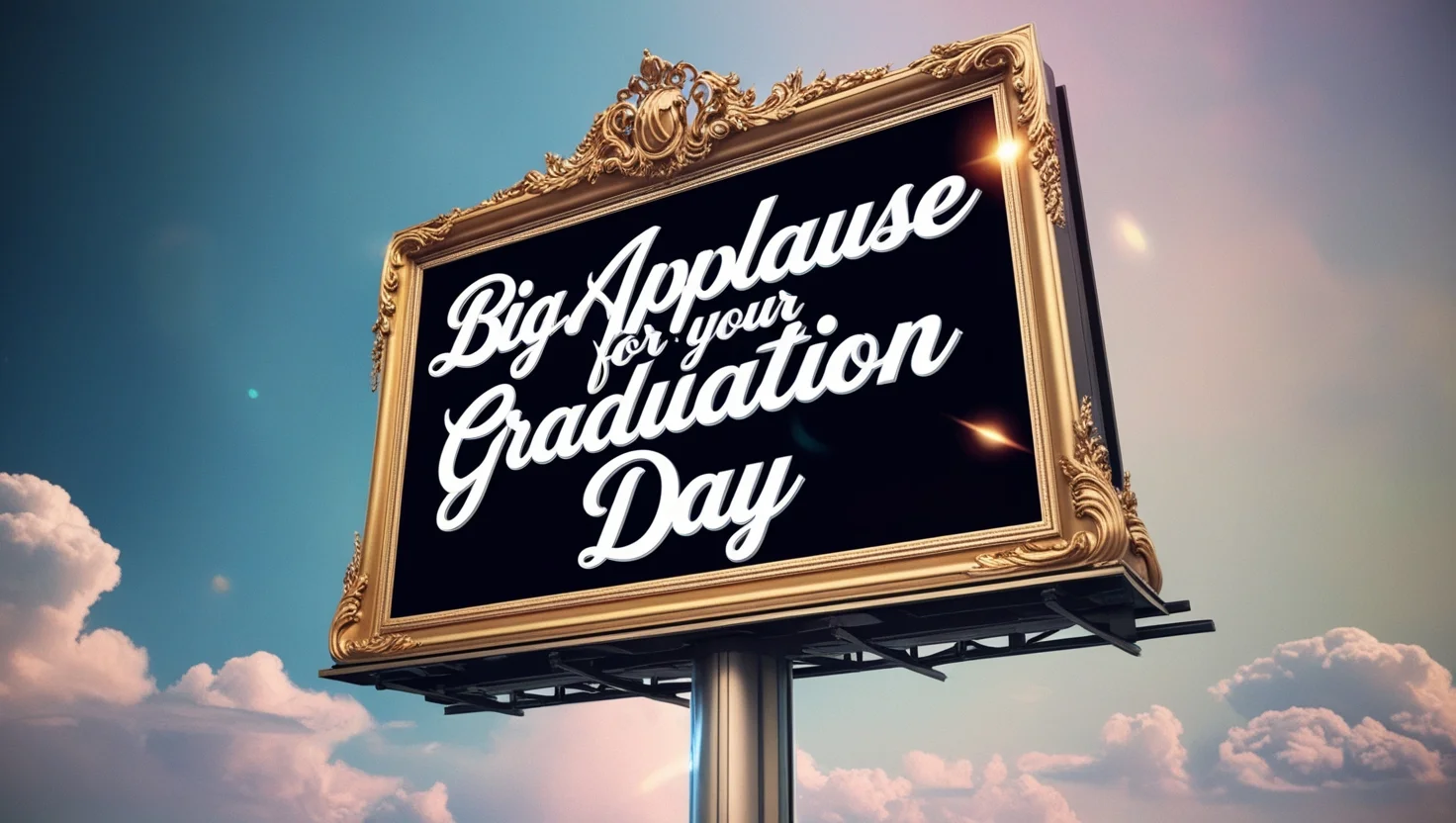Big Applause for Your Graduation Day