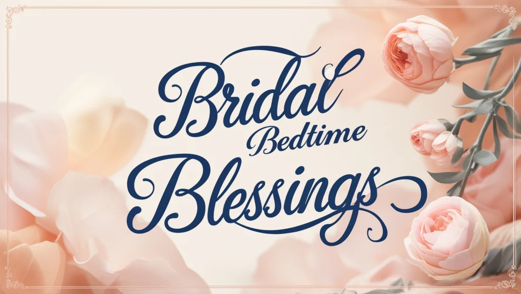 Bridal Bedtime Blessings