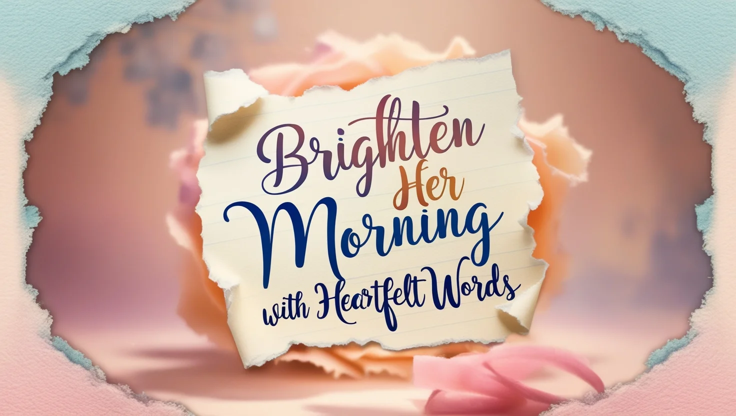 Brighten Her Morning with Heartfelt Words