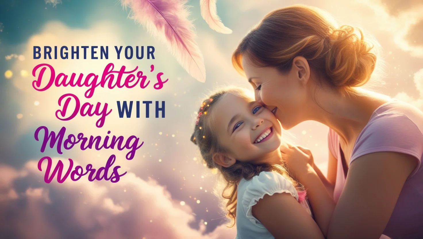 Brighten Your Daughter’s Day with Morning Words