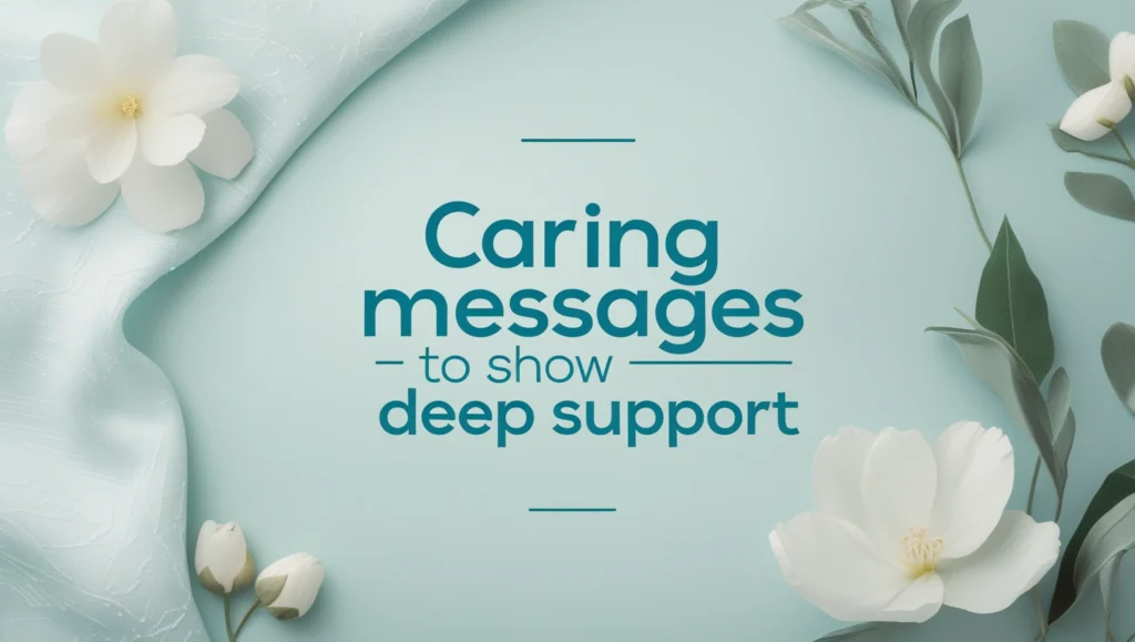 Caring Messages to Show Deep Support
