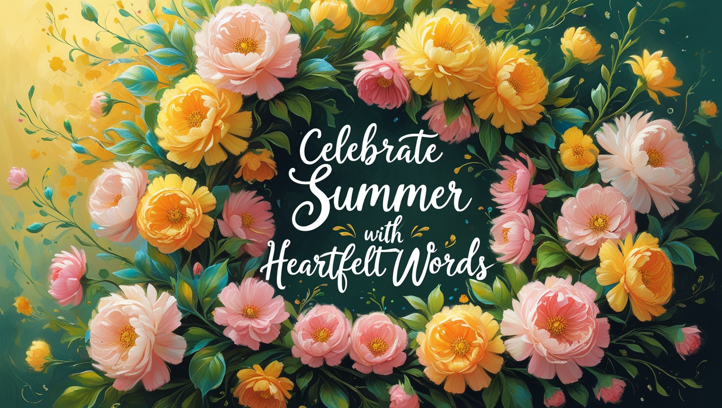 Celebrate Summer with Heartfelt Words