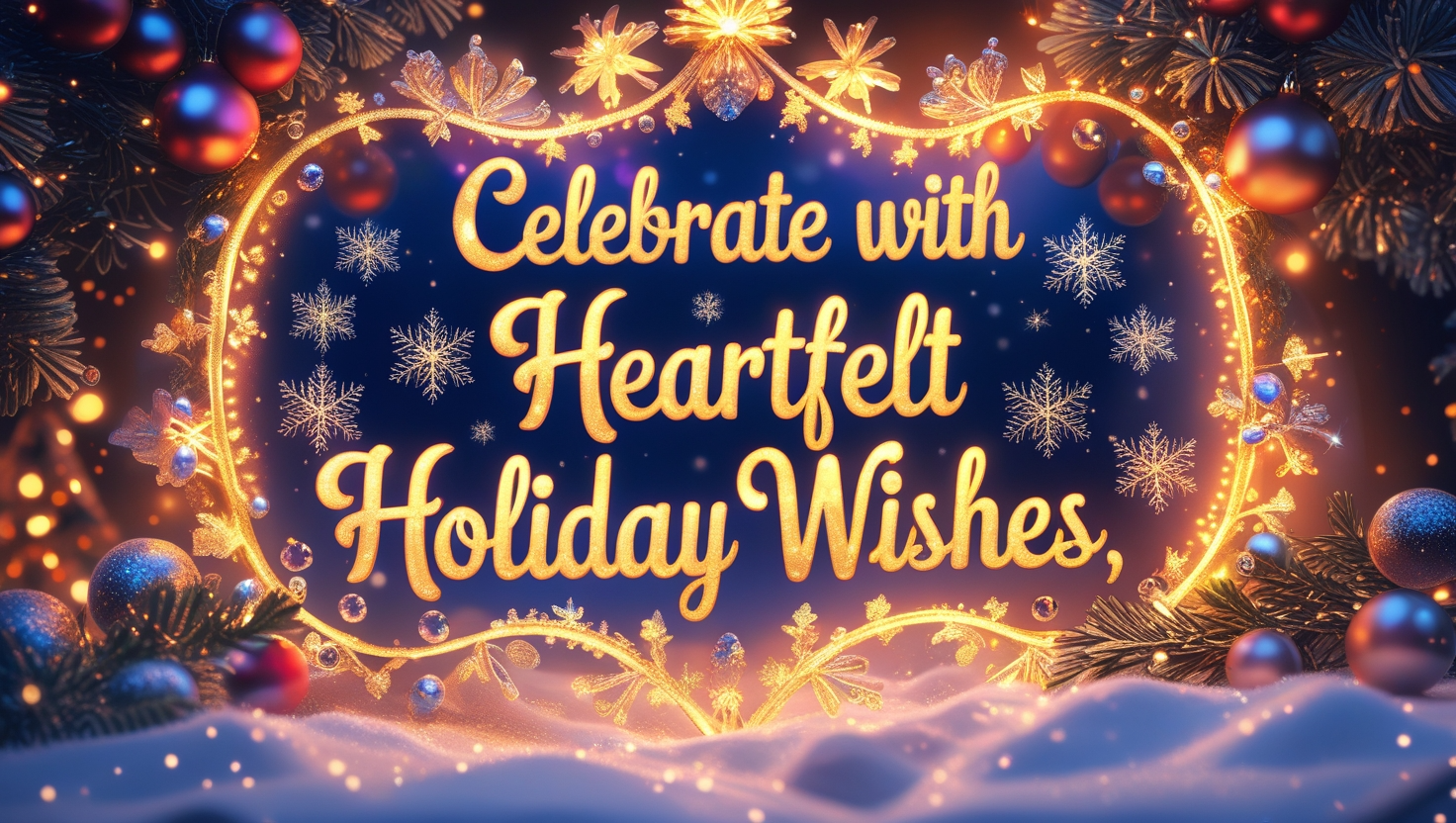 Celebrate With Heartfelt Holiday Wishes
