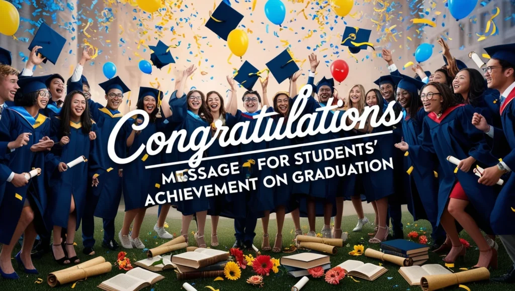 Congratulations Message for Students Achievement on Graduation