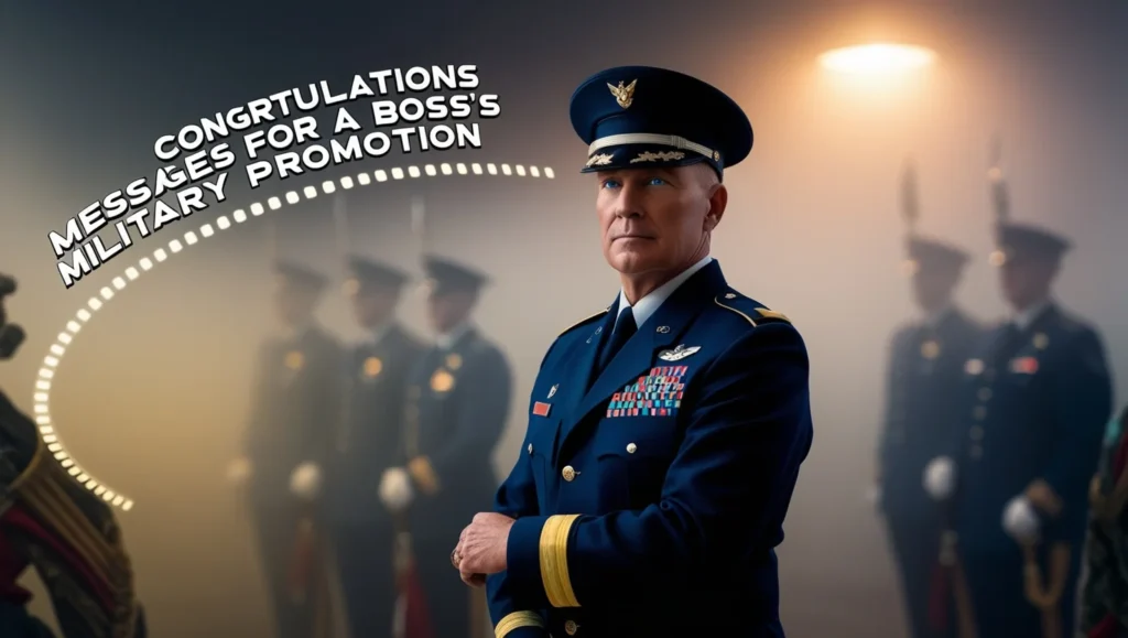 Congratulations Messages for a Boss’s Military Promotion
