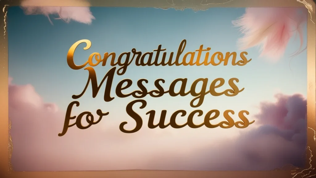 Congratulations Messages for Success
