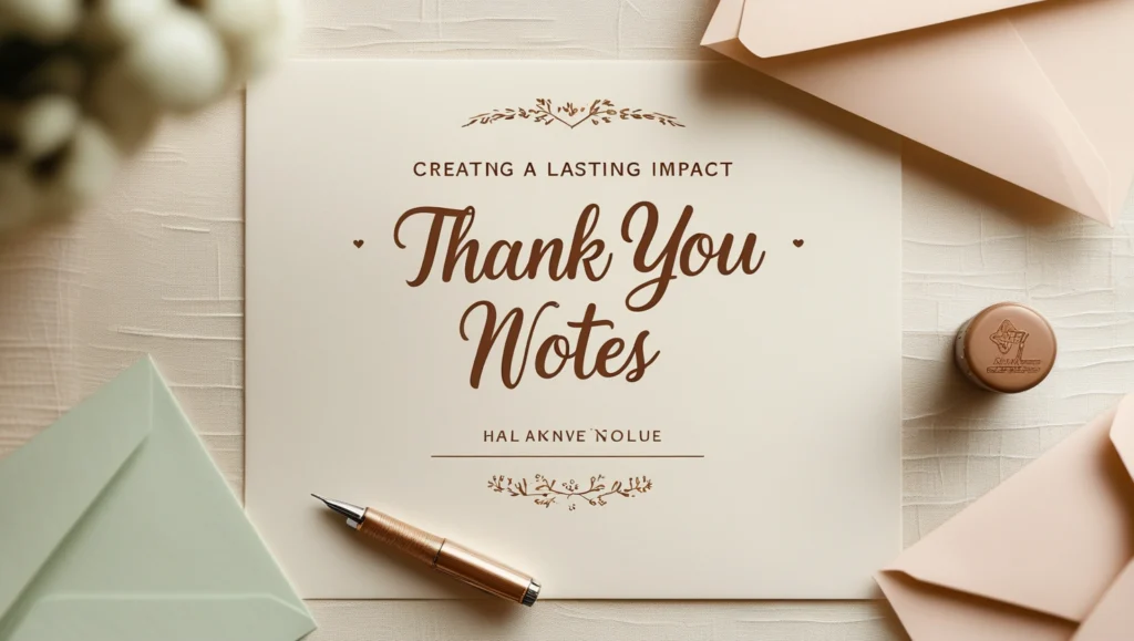 Creating a Lasting Impact with Thank You Notes