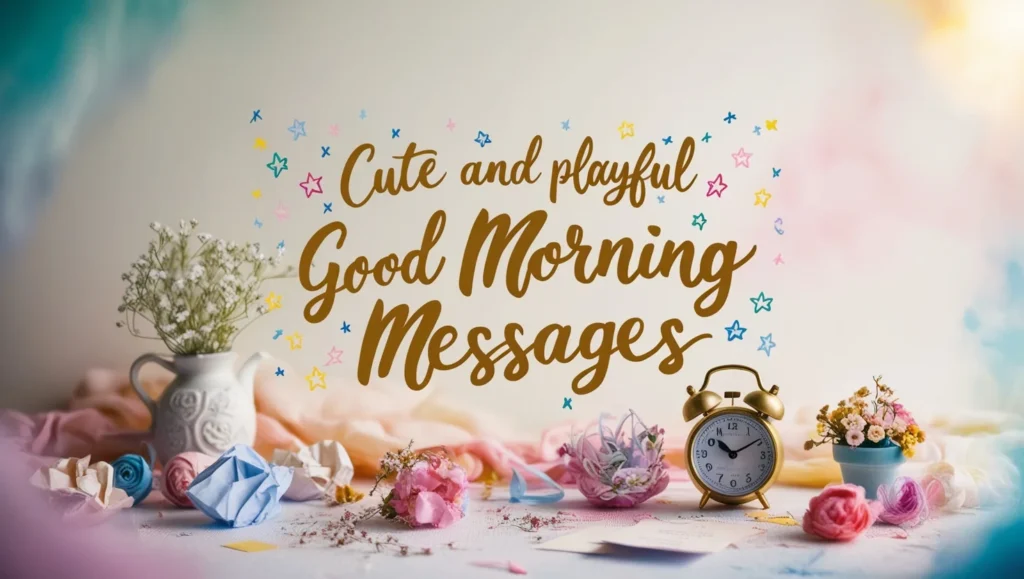 Cute and Playful Good Morning Messages