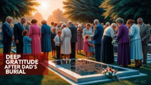 Deep Gratitude After Dad’s Burial