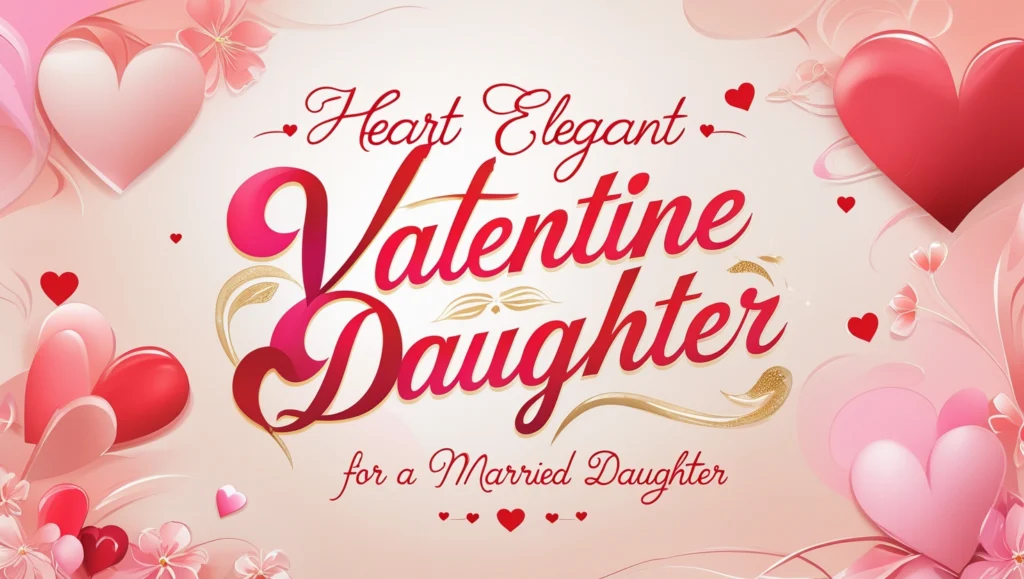 Elegant Valentine Wishes for a Married Daughter