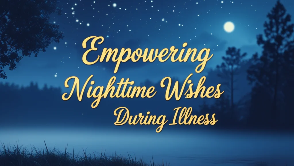 Empowering Nighttime Wishes During Illness