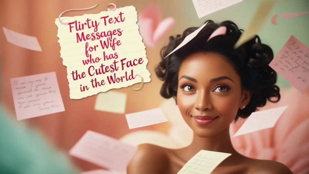Flirty Text Messages for Wife Who Has the Cutest Face in the World