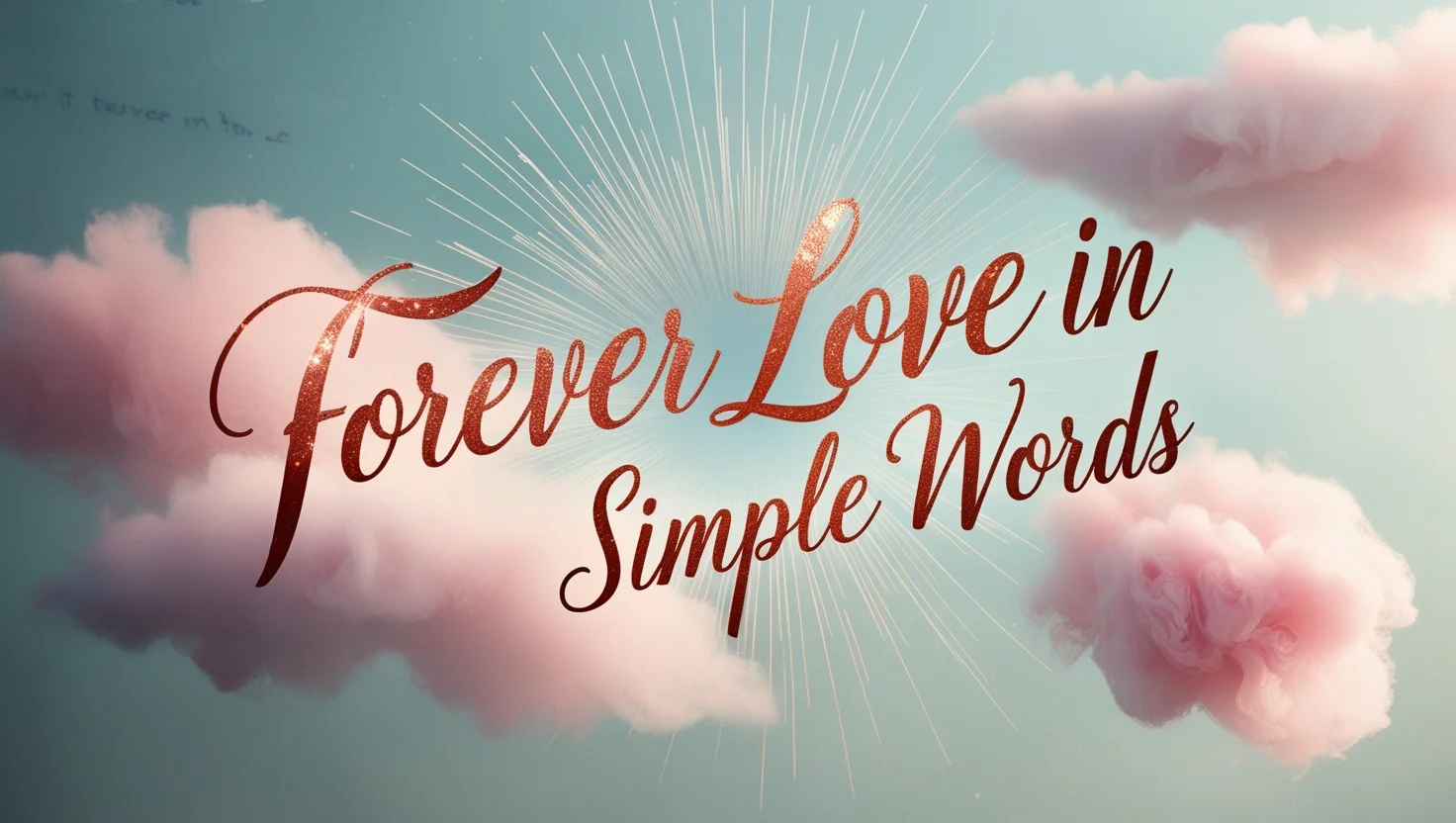 Forever Love in Simple Words