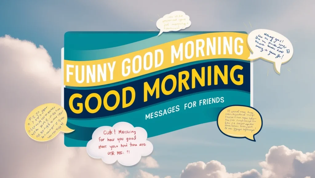 Funny Good Morning Messages for Friends