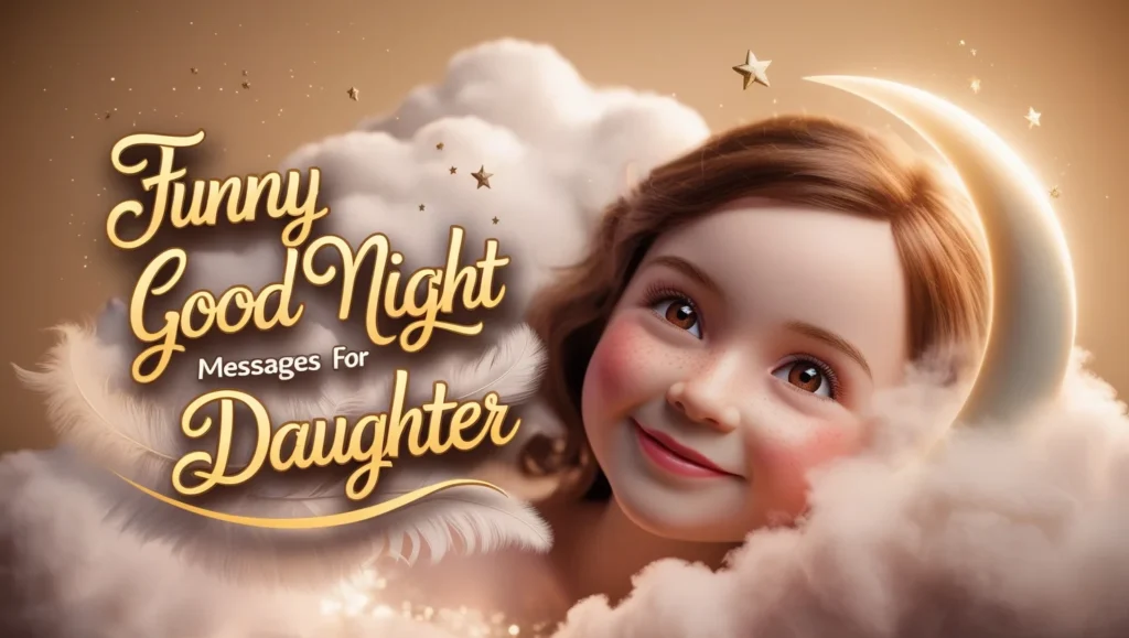 Funny Good Night Messages for Daughter