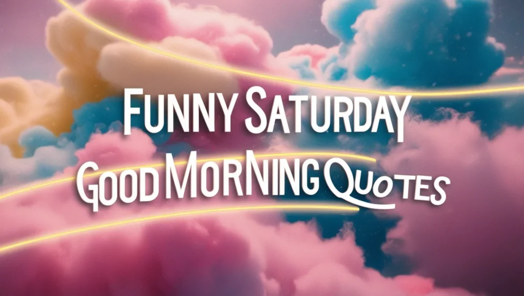 Funny Saturday Good Morning Quotes