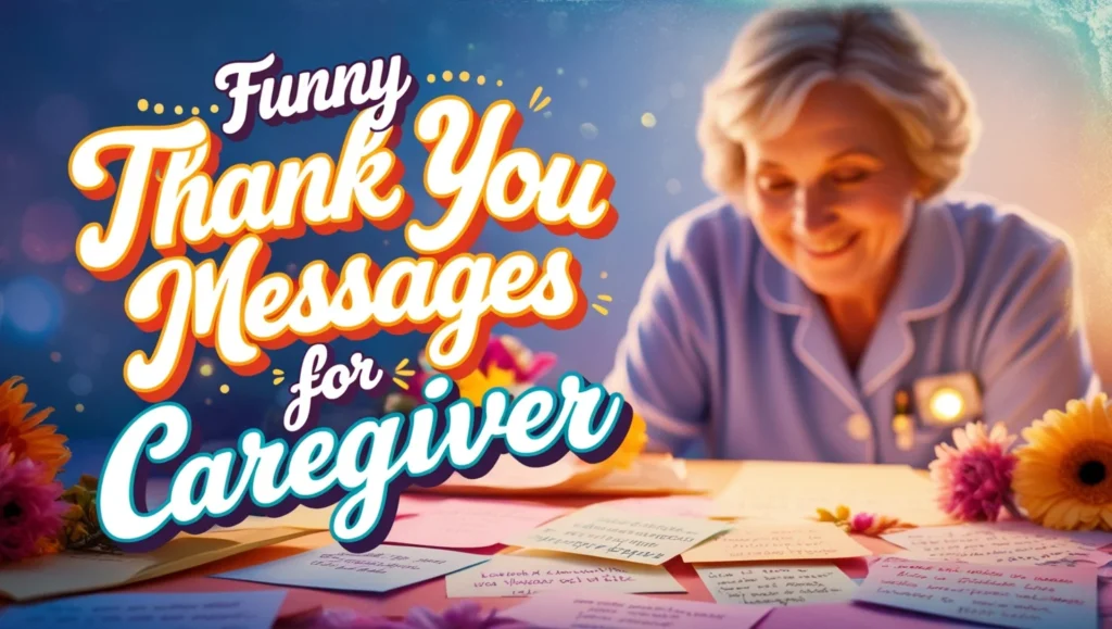Funny Thank You Messages For Caregiver