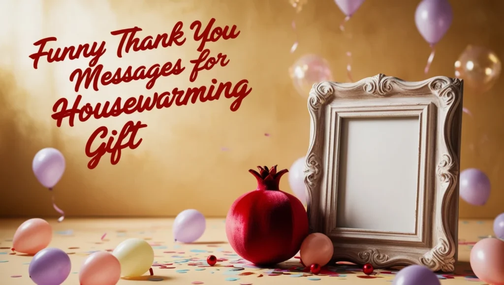 Funny thank you messages for housewarming gift
