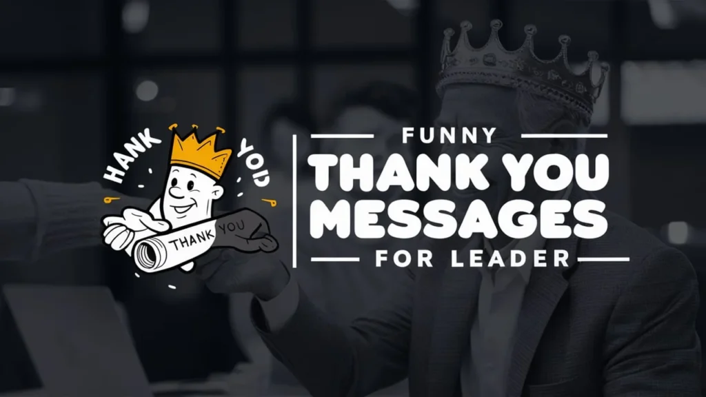 Funny Thank You Messages for Leaders