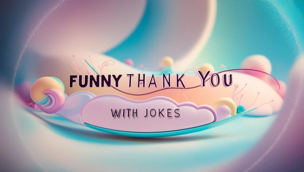 Funny Thank You Messages with Jokes