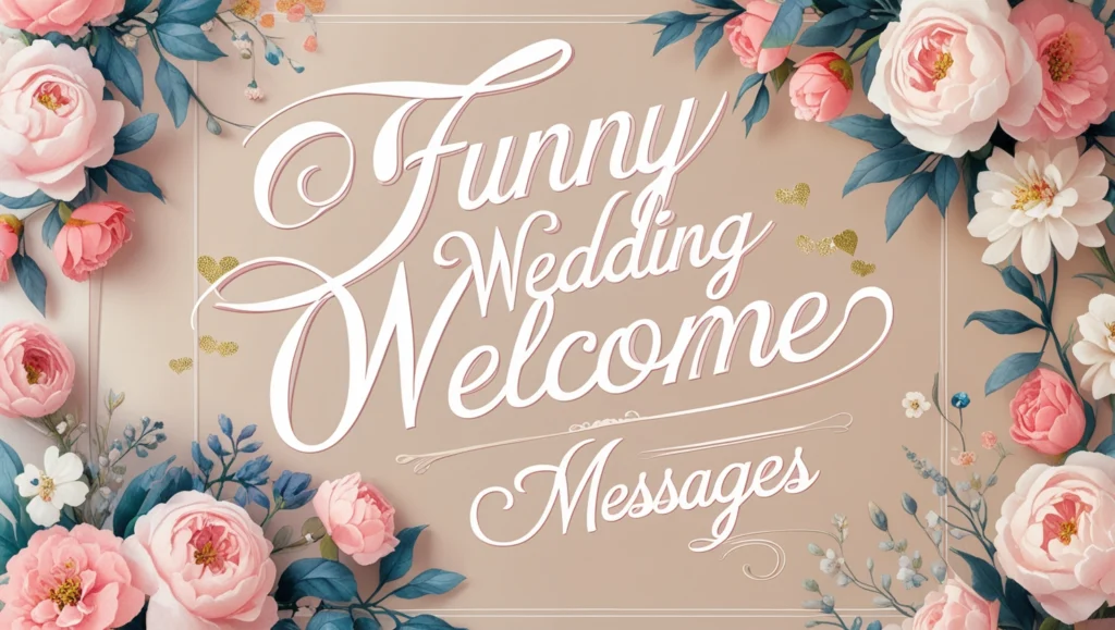 Funny Wedding Welcome Messages