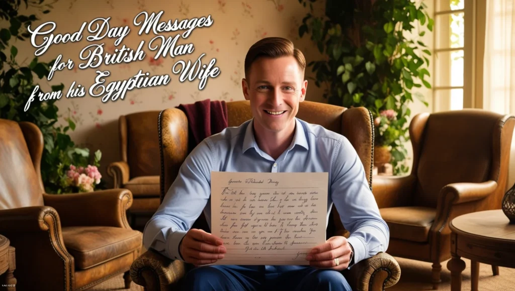 Good Day Messages for British Man from His Egyptian Wife
