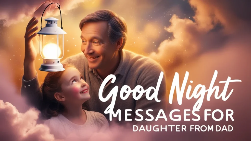 Good Night Messages for Daughter from Dad