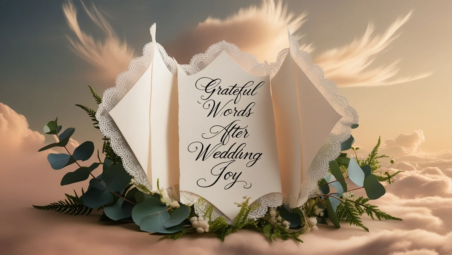 Grateful Words After Wedding Joy