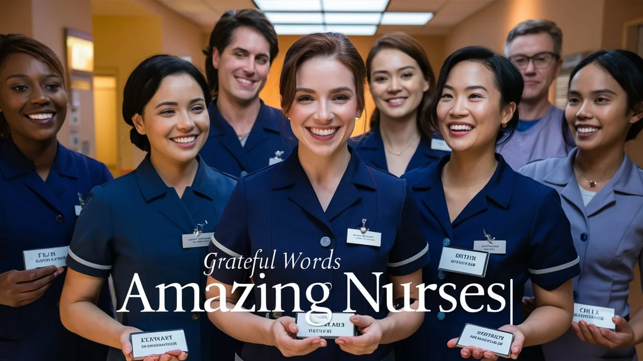Grateful Words for Amazing Nurses