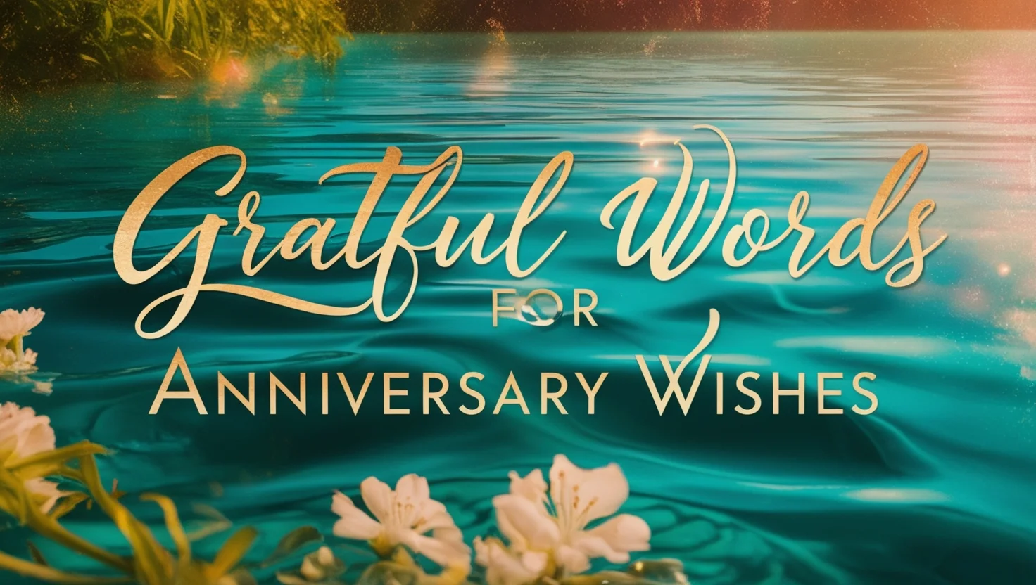 Grateful Words for Anniversary Wishes
