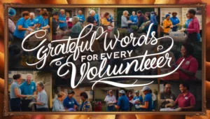 Grateful Words for Every Volunteer