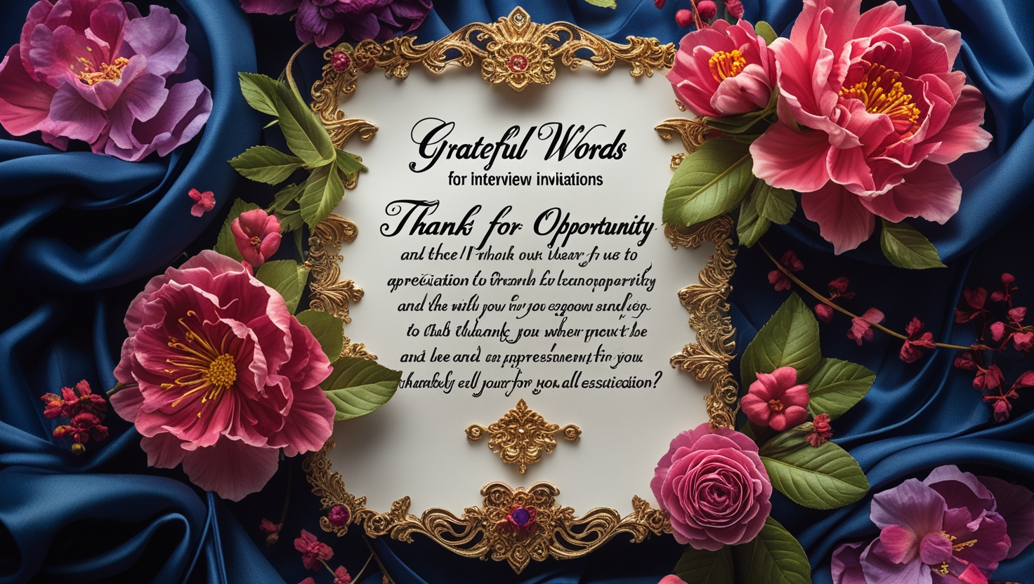 Grateful Words for Interview Invitations