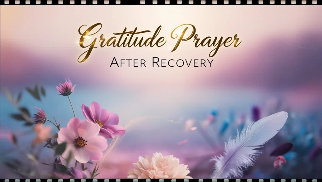 Gratitude Prayer After Recovery