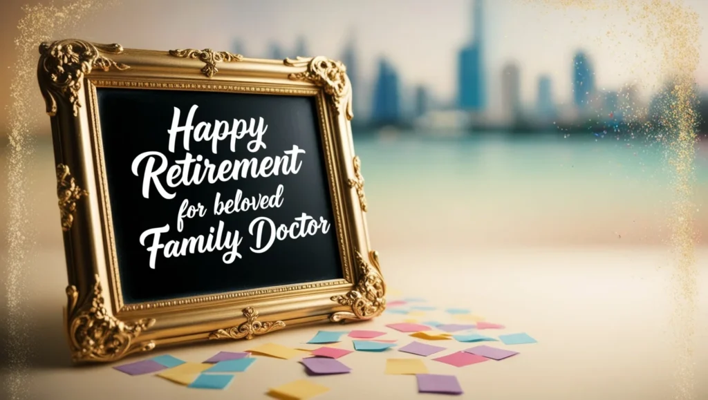 Happy Retirement Wishes for Beloved Family Doctor