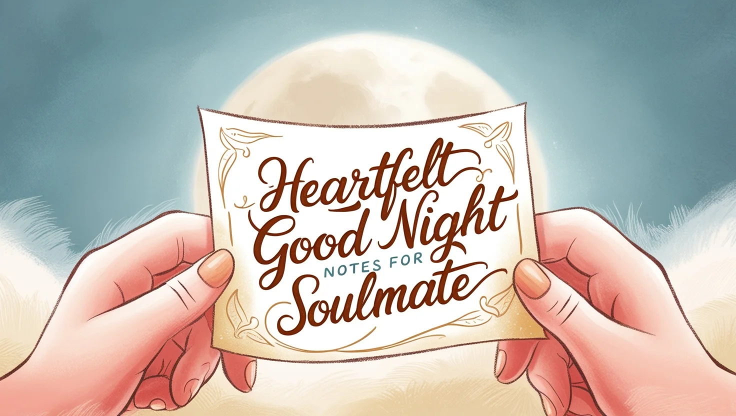 Heartfelt Good Night Notes for Soulmate
