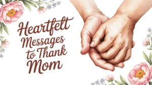 Heartfelt Messages to Thank Mom
