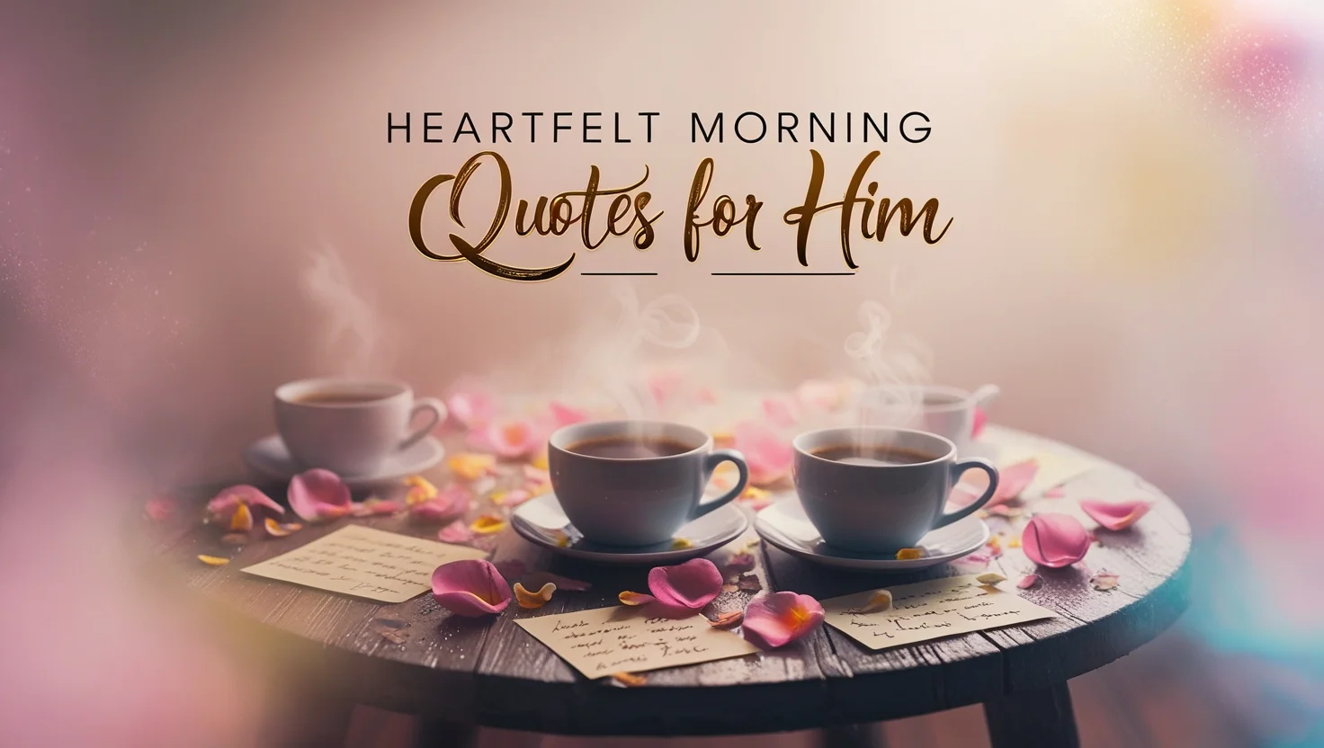 Heartfelt Morning Quotes for Him